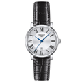 Buy Tissot Women’s Quartz Swiss Made Black Leather Strap Silver Dial 30mm Watch T122.210.16.033.00 in Pakistan