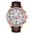 Buy Tissot Men’s Quartz Swiss Made Brown Leather Strap Silver Dial 45mm Watch T116.617.36.037.00 in Pakistan