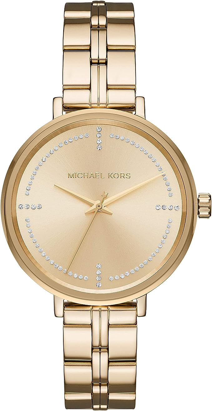 Buy Michael Kors Women’s Quartz Stainless Steel Gold Dial 38mm Watch - MK3792 in Pakistan