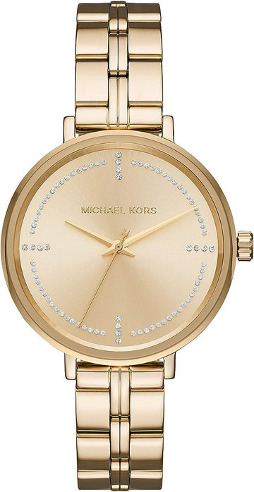 Buy Michael Kors Women’s Quartz Stainless Steel Gold Dial 38mm Watch - MK3792 in Pakistan
