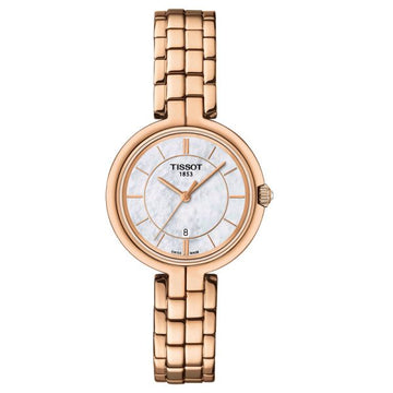 Buy Tissot Women’s Quartz Swiss Made Rose Gold Stainless Steel Mother Of Pearl Dial 30mm Watch T094.210.33.111.01 in Pakistan