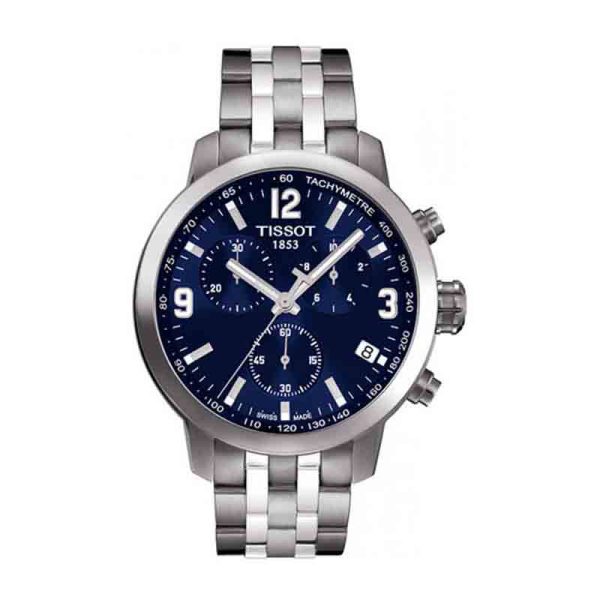 Buy Tissot Men’s Quartz Swiss Made Stainless Steel Blue Dial 42mm Watch T055.417.11.047.00 in Pakistan