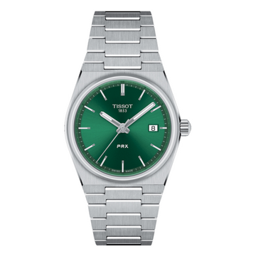 Buy Tissot Unisex Quartz Swiss Made Silver Stainless Steel Green Dial 35mm Watch T137.210.11.081.00 in Pakistan