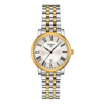 Buy Tissot Women’s Quartz Swiss Made Two-tone Stainless Steel Silver Dial 30mm Watch T122.210.22.033.00 in Pakistan