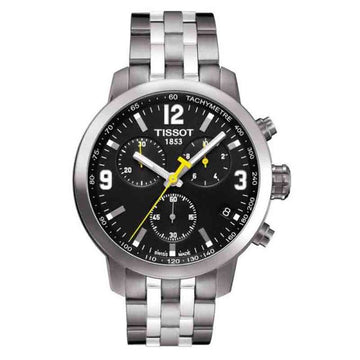 Buy Tissot Men’s Quartz Swiss Made Stainless Steel Black Dial 42mm Watch T055.417.11.057.00 in Pakistan