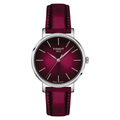 Buy Tissot Women’s Quartz Swiss Made Dark Pink Leather Strap Dark Pink Dial 34mm Watch T143.210.17.331.00 in Pakistan