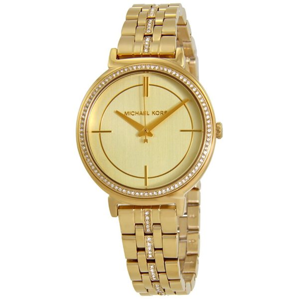 Buy Michael Kors Women’s Quartz Stainless Steel Gold Dial 38mm Watch - MK3681 in Pakistan