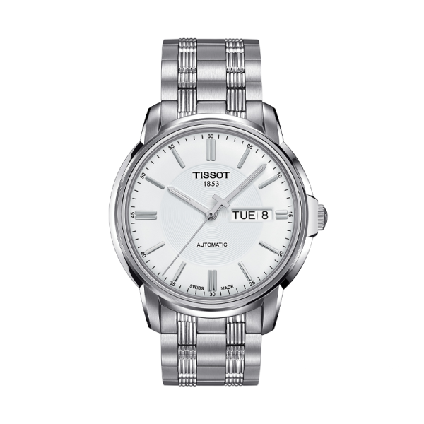 Buy Tissot Men’s Automatic Swiss-Made Silver Stainless Steel White Dial 40mm Watch T065.430.11.031.00 in Pakistan