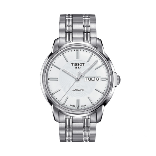 Buy Tissot Men’s Automatic Swiss-Made Silver Stainless Steel White Dial 40mm Watch T065.430.11.031.00 in Pakistan
