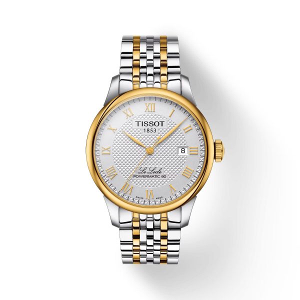 Buy Tissot Men’s Swiss Made Powermatic Two-tone Stainless Steel Silver Dial 39mm Watch T006.407.22.033.01 in Pakistan