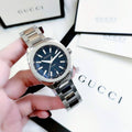 Buy Gucci G Timeless Black Dial Silver Steel Strap Watch for Men - YA142401 in Pakistan
