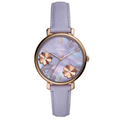 Buy Fossil Women's Quartz Purple Leather Strap Purple Mother OF Pearl Dial 36mm Watch ES4814 in Pakistan