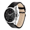 Buy Tommy Hilfiger Grey Dial Black Leather Strap Watch for Men - 1710424 in Pakistan