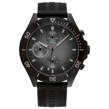 Buy Tommy Hilfiger Men's Quartz Black Silicone Strap Black Dial 46mm Watch 1791921 in Pakistan