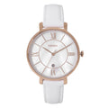Buy Fossil Women's Quartz White Leather Strap Mother OF Pearl Dial 36mm Watch ES4579 in Pakistan