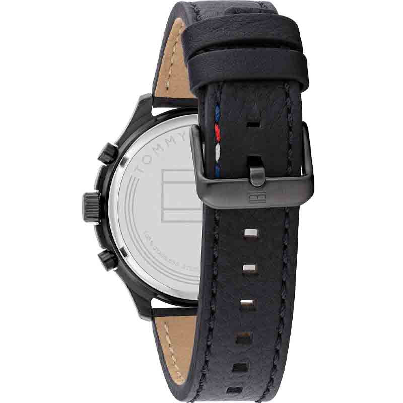 Buy Tommy Hilfiger Asher Black Dial Black Leather Strap Watch for Men - 1791854 in Pakistan