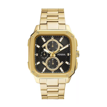 Buy Fossil Men's Quartz Gold Stainless Steel Black Dial 42mm Watch BQ2656 in Pakistan
