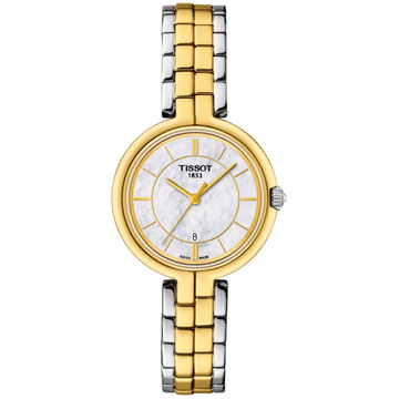 Buy Tissot Women’s Quartz Swiss Made Two-tone Stainless Steel Mother of Pearl Dial 26mm Watch T094.210.22.111.01 in Pakistan