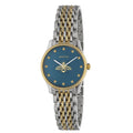 Buy Gucci Women's Swiss Made Quartz Two Tone Stainless Steel Blue Dial 29mm Watch YA1265029 in Pakistan