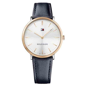 Buy Tommy Hilfiger Ultra Slim White Dial Blue Leather Strap Watch for Women - 1781689 in Pakistan