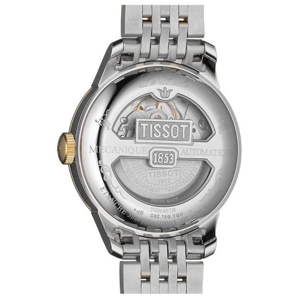 Buy Tissot Men’s Swiss Made Powermatic Two-tone Stainless Steel Silver Dial 39mm Watch T006.407.22.033.01 in Pakistan