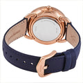 Buy Fossil Women's Quartz Blue Leather Strap Silver Dial 35mm Watch ES4394 in Pakistan