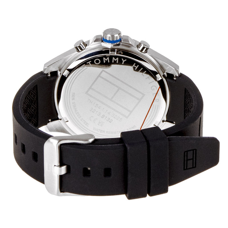 Buy Tommy Hilfiger Max Black Dial Black Rubber Strap Watch for Men - 1791971 in Pakistan