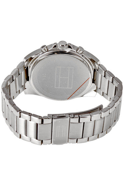 Buy Tommy Hilfiger Mens Quartz Silver Stainless Steel Blue Dial 44mm Watch - 1710448 in Pakistan