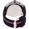 Buy Tommy Hilfiger Mens Quartz Silicone Strap Black Dial 46mm Watch - 1791473 in Pakistan