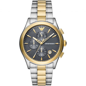 Buy Emporio Armani Men's Quartz Two Tone Stainless Steel Grey Dial 42mm Watch AR11527 in Pakistan