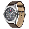 Buy Tommy Hilfiger Austin Grey Dial Brown Leather Strap Watch for Men - 1791637 in Pakistan