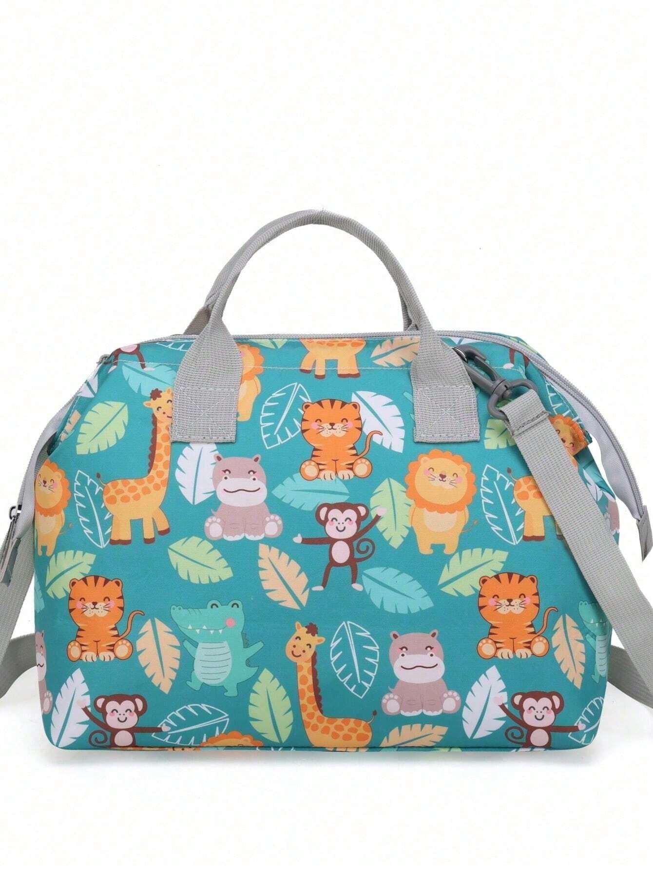 Buy SHEIN 1-Piece Cute Print Nylon Tote Bag Waterproof Sturdy Large Capacity Shoulder Bag New Light Weight Crossbody Changing Bag in Pakistan