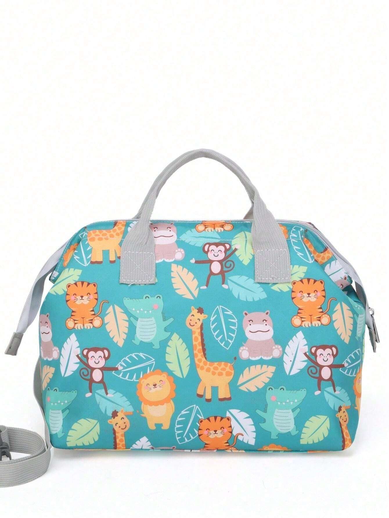 Buy SHEIN 1-Piece Cute Print Nylon Tote Bag Waterproof Sturdy Large Capacity Shoulder Bag New Light Weight Crossbody Changing Bag in Pakistan
