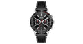 Buy Hugo Boss Allure Chronograph Black Dial Black Leather Strap Mens Watch 45mm 5atm - 1513920 in Pakistan