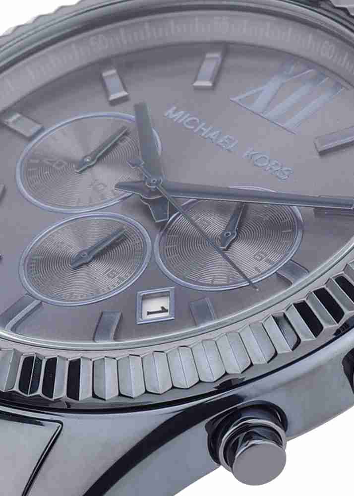 Buy Michael Kors Lexington Blue Dial Blue Steel Strap Watch for Women - MK8480 in Pakistan