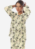 Buy Sajiero Linen Pajama Suit with Scrunchie - Cute Panda in Pakistan