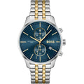 Buy Hugo Boss Mens Quartz Two-tone Stainless Steel Blue Dial 42mm Watch - 1513976 in Pakistan