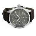 Buy Hugo Boss Mens Chronograph Quartz Leather Strap Grey Dial 44mm Watch - 1513476 in Pakistan