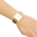 Buy Michael Kors Lake White Dial Ladies Gold Tone Steel Strap Watch - Mk3644 in Pakistan