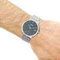 Buy Hugo Boss Mens Quartz Silver Stainless Steel Blue Dial 40mm Watch - 1513642 in Pakistan