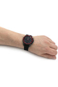 Buy Tommy Hilfiger Mens Quartz Silicone Strap Black Dial 45mm Watch - 1791793 in Pakistan