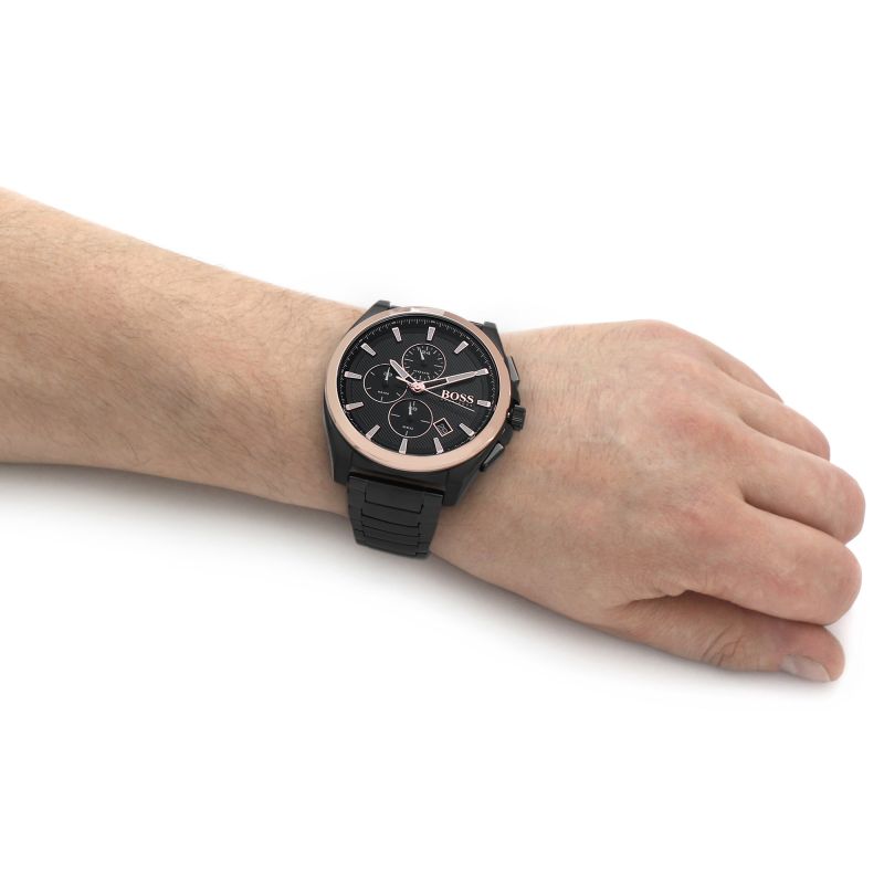 Buy Hugo Boss Mens Quartz Black Stainless Steel Black Dial 46mm Watch - 1513885 in Pakistan