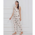 Buy Sajiero Spice Ceder Strap Jumpsuit Printed Floral Ash in Pakistan