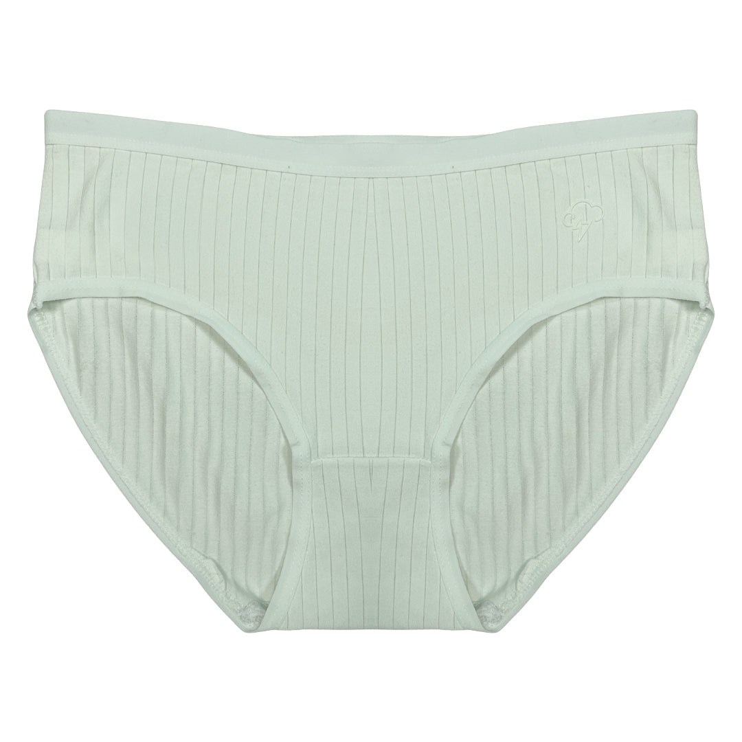 Buy Pack of 3 Briefs Panties - Ribbed Cotton in Pakistan