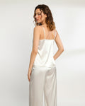 Buy Sajiero Silk Sleeveless Pj Suit - Dream Silk in Pakistan