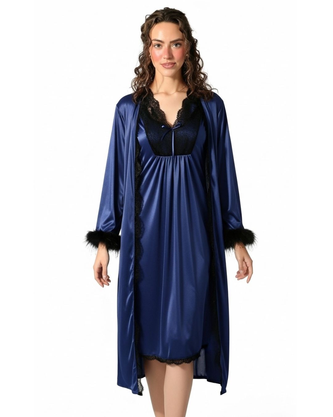 Buy Sajiero Gown Set - Rivya - Blue in Pakistan