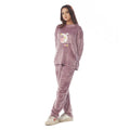Buy Sajiero Purple Moon Fleece Pajama Suit in Pakistan
