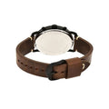 Buy Commuter Black Dial Brown Leather Strap Watch For Men in Pakistan
