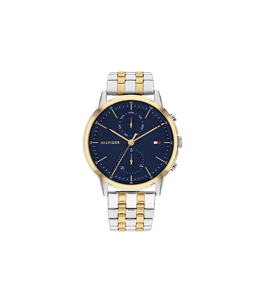 Buy Tommy Hilfiger Mens Quartz Stainless Steel Blue Dial 44mm Watch - 1710432 in Pakistan