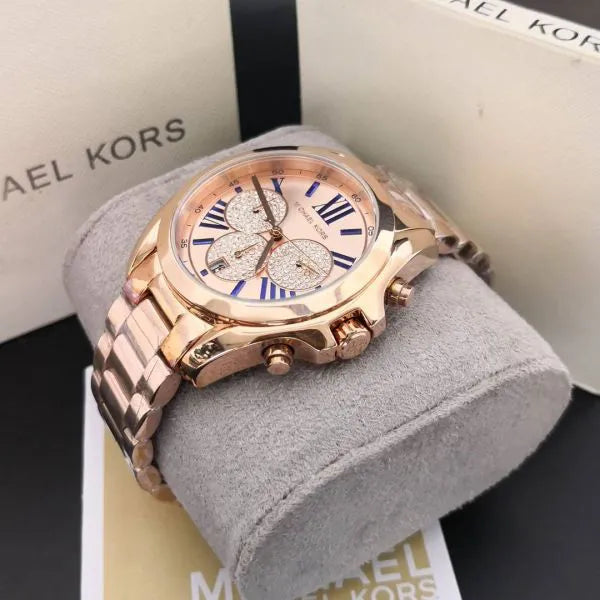 Buy Michael Kors Womens Quartz Stainless Steel Rose Gold Dial 38mm Watch - Mk6321 in Pakistan